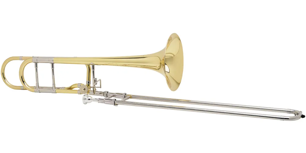 CourtoisMezzo 280 Bb/F Trombone with .547'' Large Bore - Clear Lacquer Fresh Stock