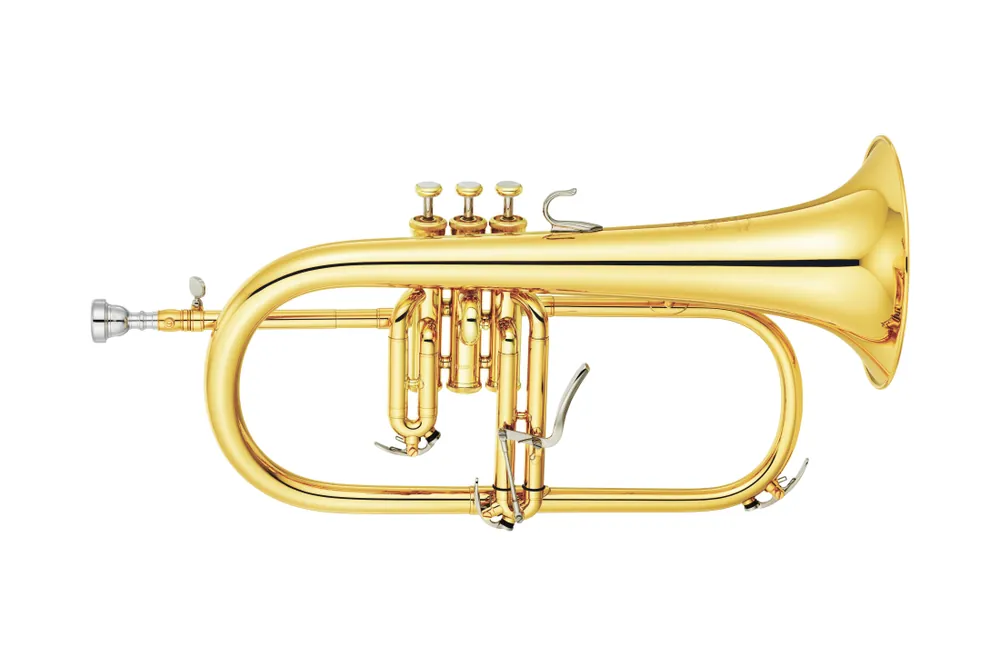 Yamaha BandZ-Series Bobby Shew Flugelhorn - Gold Lacquer Modern