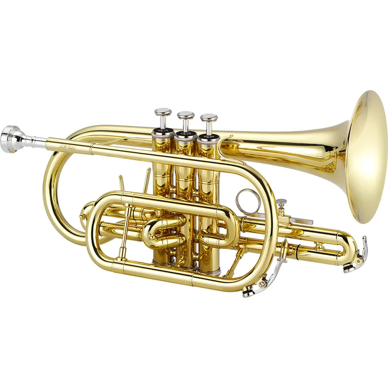 Fan Favorite JupiterJCR700 Student Bb Cornet with British-Style Mouthpiece - Lacquer