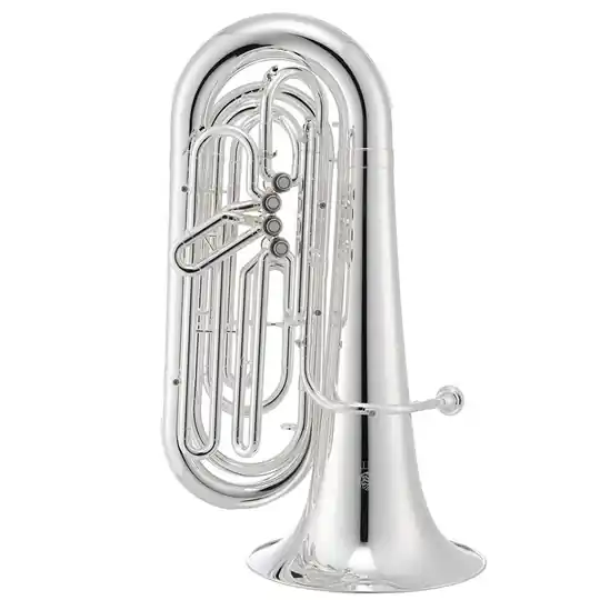 JupiterJTU1010S 1000 Series 4 Valve Bb Tuba - Silver-Plated Brand New