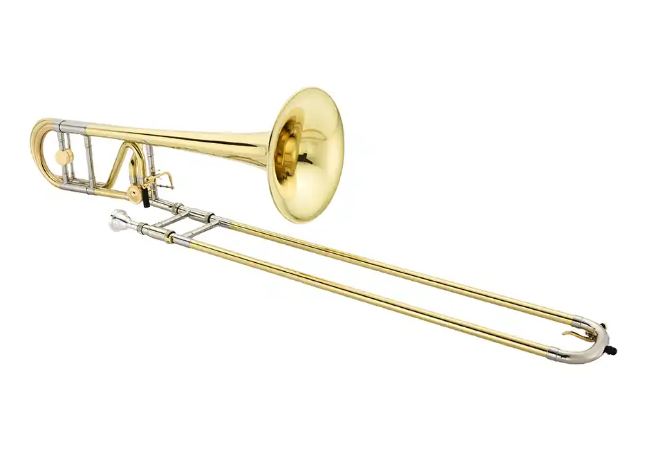 XO Professional Brass1236L Bb/F Rotary Trombone with Yellow Brass Bell - Lacquered No Minimum Order