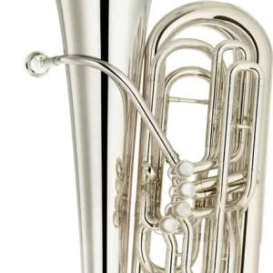 Yamaha BandYCB621 Silver-Plated Professional C Tuba with 4 Valves Best Price