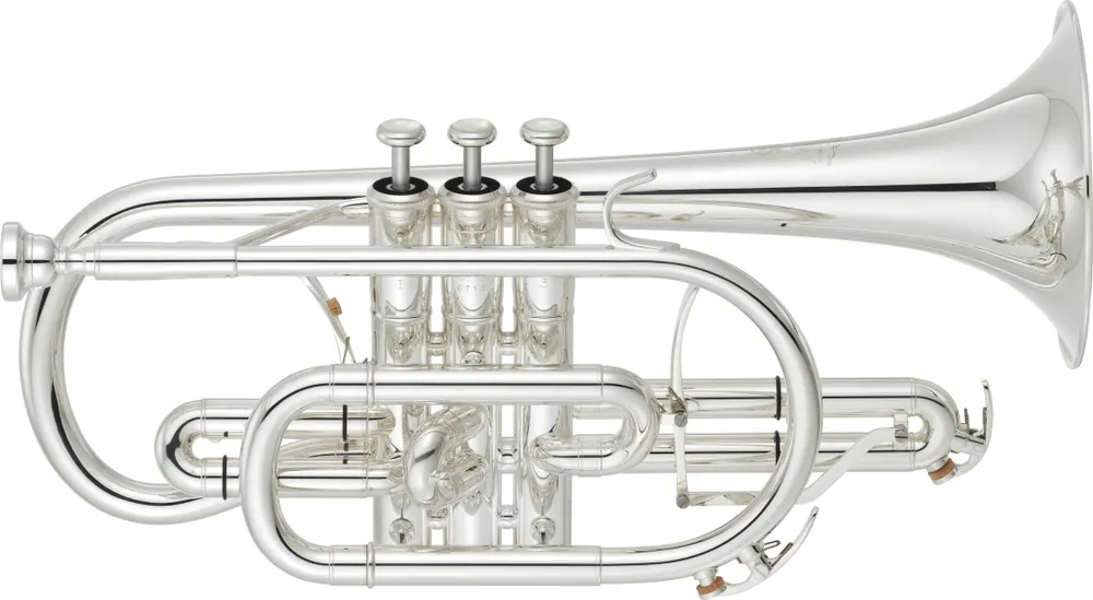 Yamaha BandYCR-8335 Neo Bb Cornet - Silver-Plated Gold Brass Direct From Factory