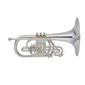 Yamaha BandYMP-204MS Marching Band Mellophone - Silver-Plated Latest