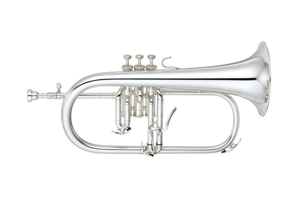 Yamaha BandZ-Series Bobby Shew Flugelhorn - Silver Plated Price Cut