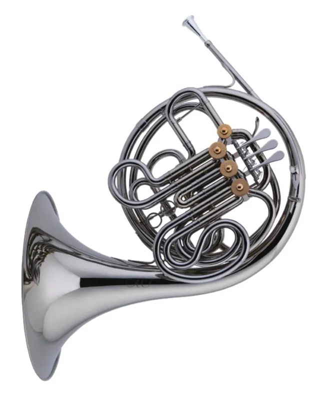 XO Professional BrassProfessional F/Bb Double French Horn with Kruspe Wrap - Nickel/Silver Finish Save Now