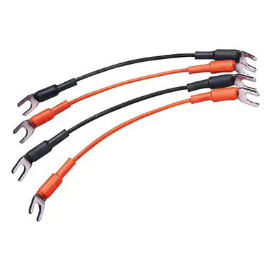 Hassle-Free Returns Cardas Jumper Cables Rhodium Spades (11.5 awg, Set of 4)