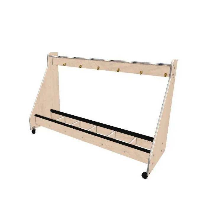 Wenger6-Cello Mobile Storage Rack - Wenger Maple Cheap