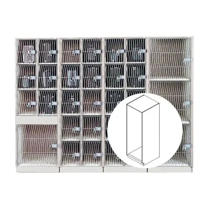 WengerAcoustiCabinet with Full Waterfall Grille Door - Oyster Trusted Brand