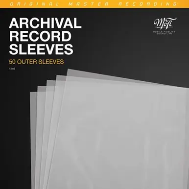 Modern Mobile Fidelity Sound Lab Archival Record Outer Sleeves (50pk, Translucent)