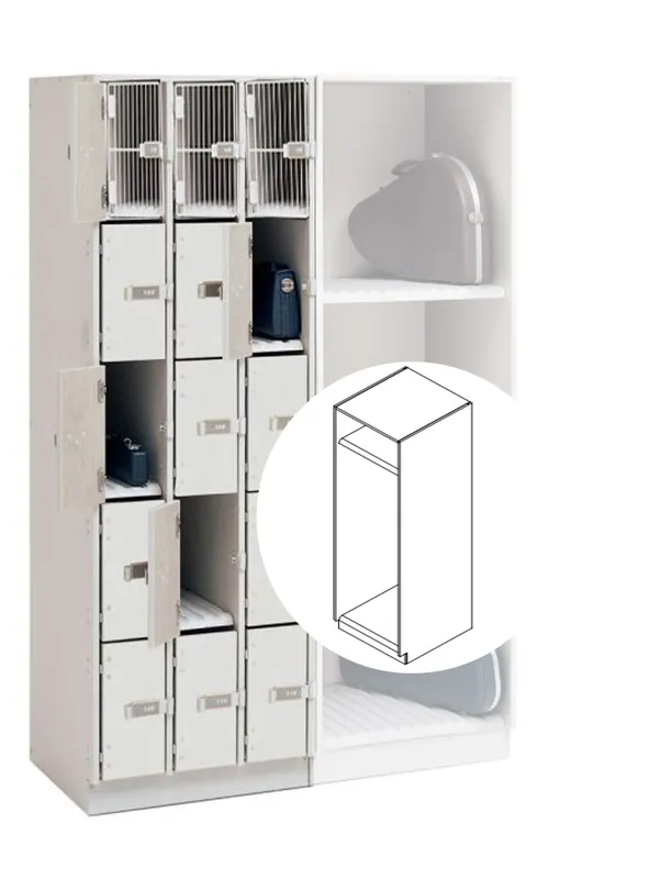 Order Now WengerUltraStor Cabinet with 1 Compartment and Grille Door - Oyster