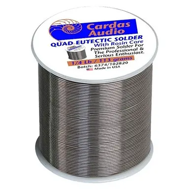 Cardas Quad Eutectic Solder 1/4lb. Roll Must Have