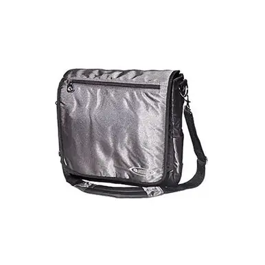 Odyssey Durable Ballistic Padded Shoulder Bag (30 LPs, Silver) Premium