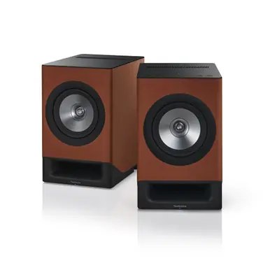 Technics SC-CX700 Wireless Bookshelf Speakers (Terracotta Brown, Pair) **OPEN BOX** Limited Edition