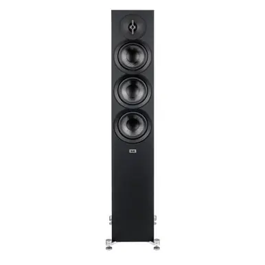 Original ELAC Debut 3.0 DF53 Floor-Standing Speaker (Black, Each) **OPEN BOX**