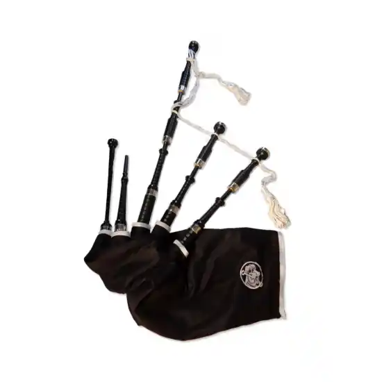 McCallum BagpipesP1 Polypenco Black Acetyl Bagpipe Factory Price