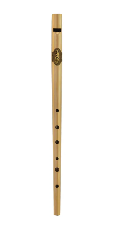 Best Seller Clarke TinwhistlesGold-Plated Tinwhistle with Leather Bag - Key of C