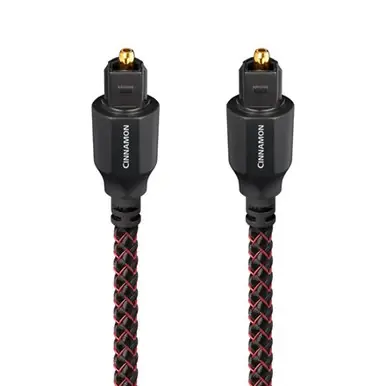 Fan Favorite AudioQuest Cinnamon TosLink Optilink Cable (Full to Full, 0.75m) **OPEN BOX**