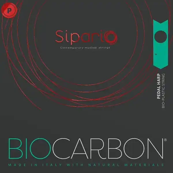 SiparioBiocarbon Pedal Harp String - 2nd Octave, A Limited Edition