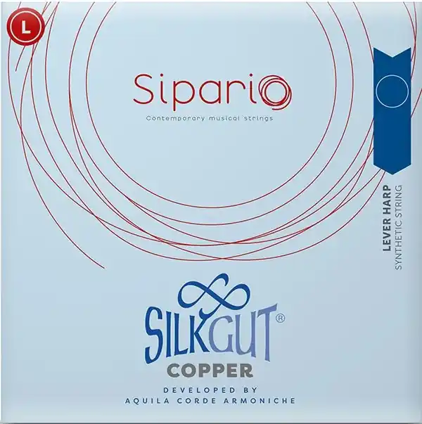 SiparioSilkgut Copper Synthetic Single Harp String, 4th Octave - G Shop Now