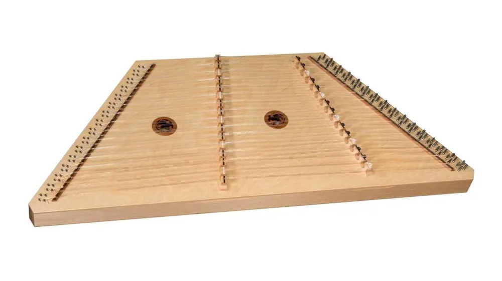 Dusty StringsOverture Hammered Dulcimer with Case and Stand - 3 Octave - Natural Bargain