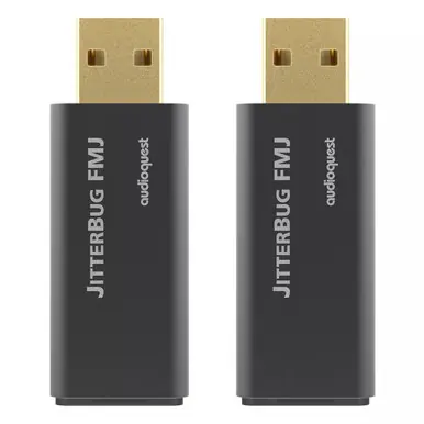 Authentic AudioQuest JitterBug FMJ USB Filter 2 Pack