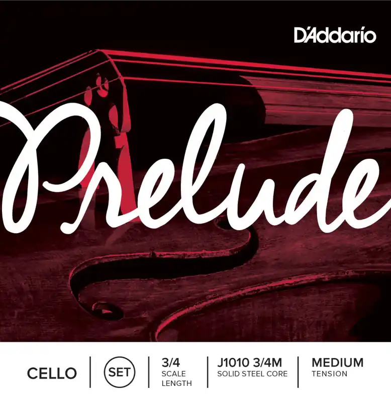 D'Addario OrchestralPrelude Cello Medium Tension Strings - 3/4 Price Drop