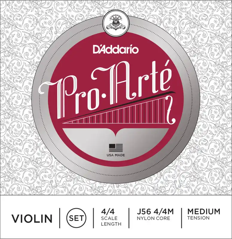 Worldwide Shipping D'Addario OrchestralPro Arte Violin Medium Tension Strings 4/4