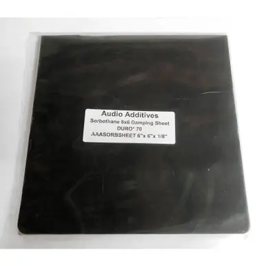 Limited Edition Audio Additives Sorbothane 6" x 6" Damping Sheet (Each)