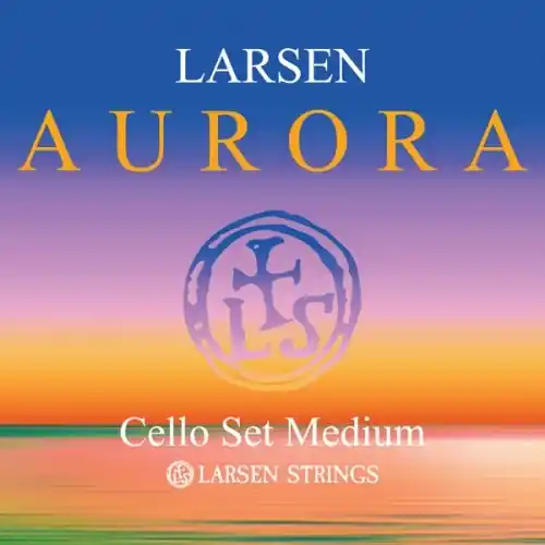 Warranty Included Larsen StringsAurora 4/4 Cello Strings Set - Medium