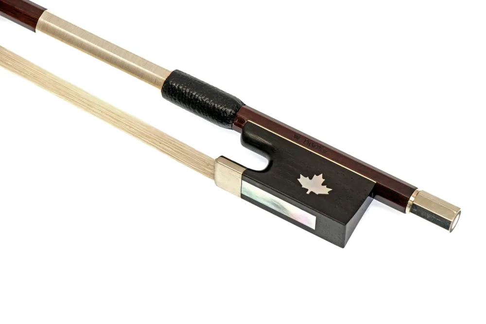 DoerflerMaster Pernambuco Violin Bow - Octagonal with Maple Leaf Inlay Buy Online