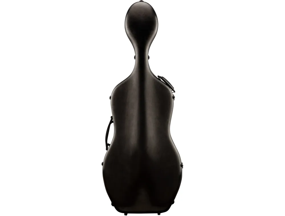 Eastman StringsCACL30 Polycarbonate Cello Case with Wheels - Black Instant Buy