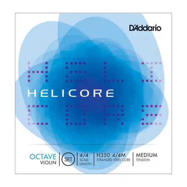 D'Addario OrchestralHelicore Vlolin Medium Tension Octave Strings 4/4 In Demand